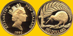 New Zealand 1990 $150.JPG (82270 bytes)